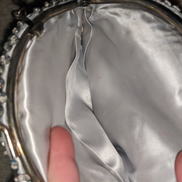 Silver sequin mini purse - Picture 8 of 11